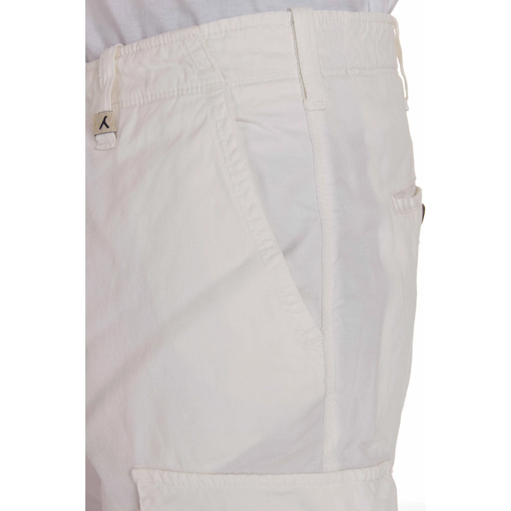 Myths Witte Linnen Bermuda Shorts Comfort White Heren