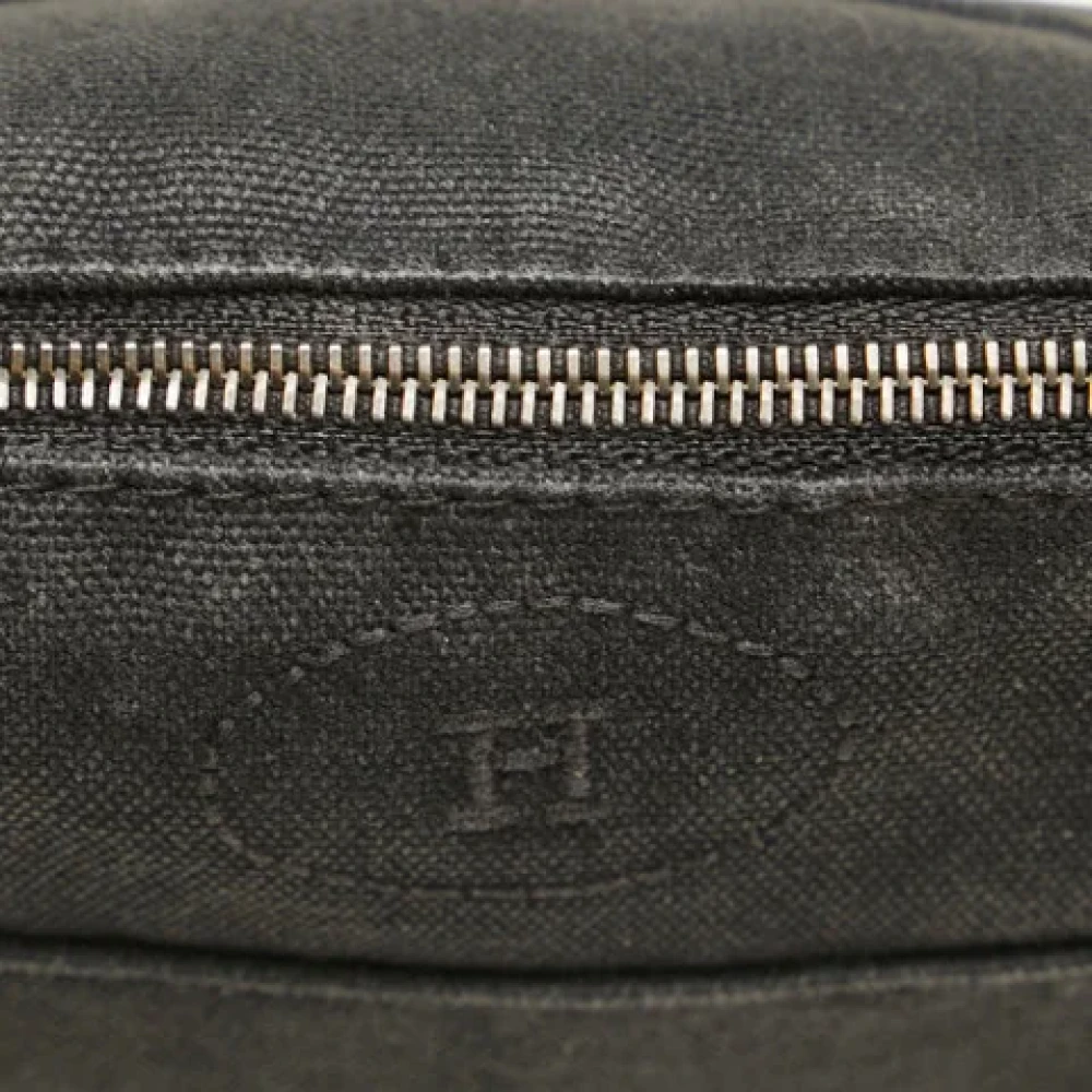 Hermès Vintage Pre-owned Canvas pouches Black Dames