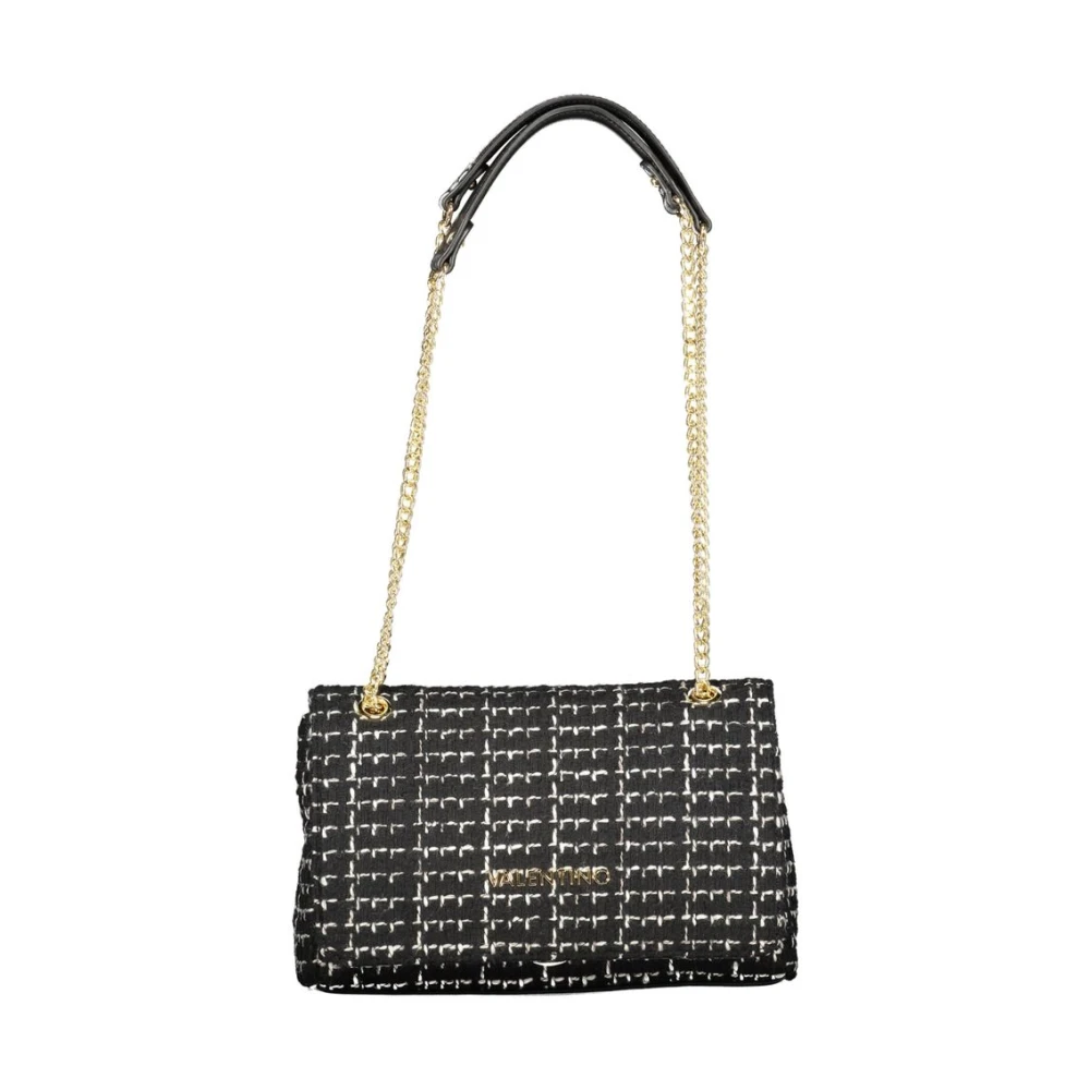 Valentino , Shoulder Bags, Female, Black, One Size, 2-Handle Chain Shoulder Bag