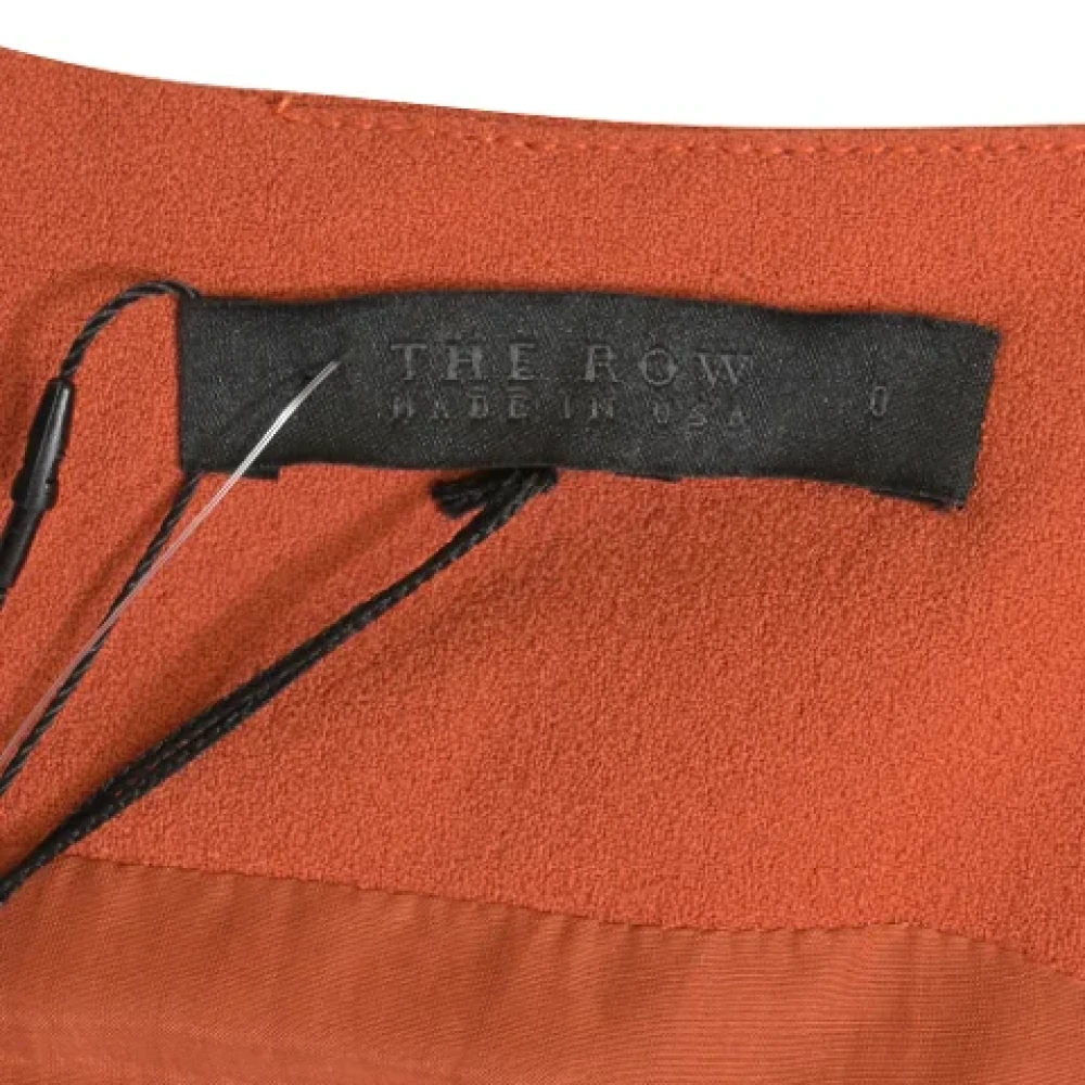 The Row Viscose dresses Orange Dames