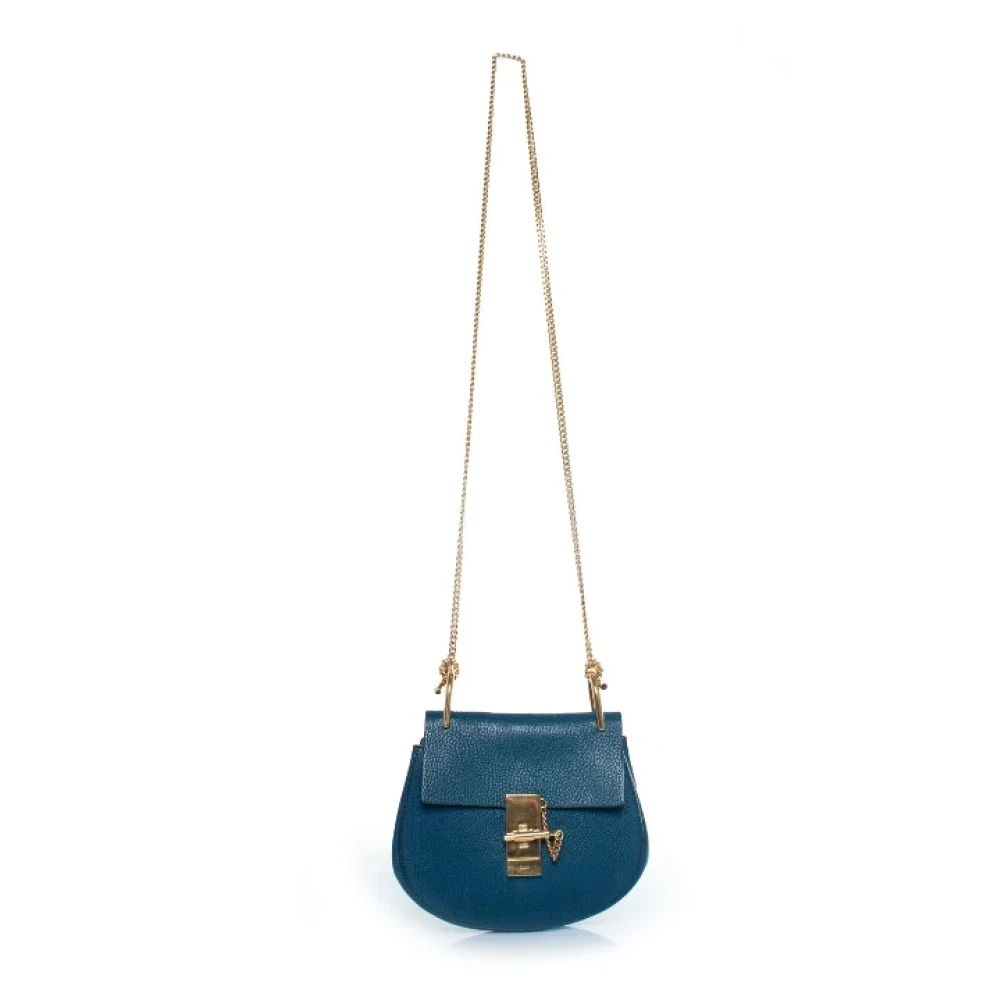 Chloé Pre-owned Leather shoulder-bags Blue Dames