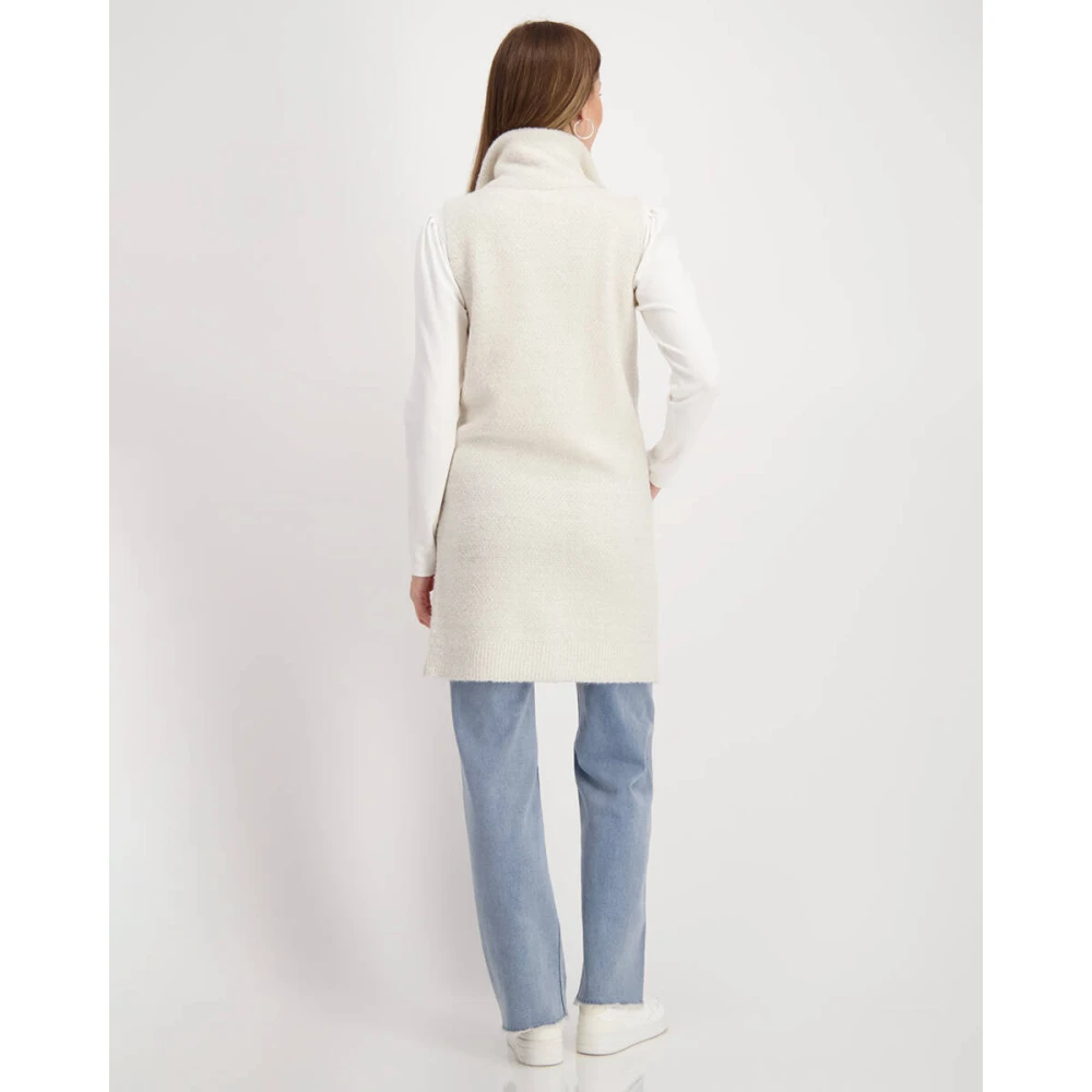 monari Stijlvolle Vest 807866 Beige Dames