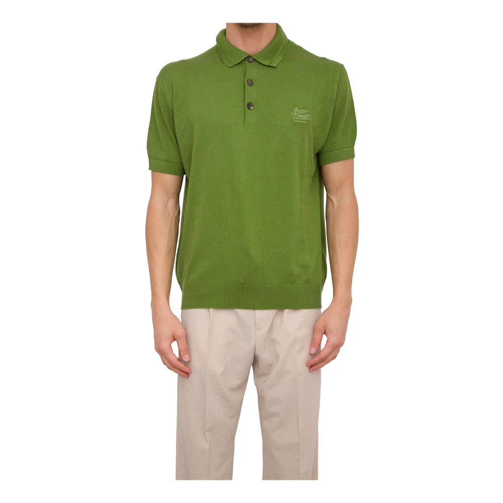 Etro - Tops > Polo Shirts - Green - Etro - Modalova
