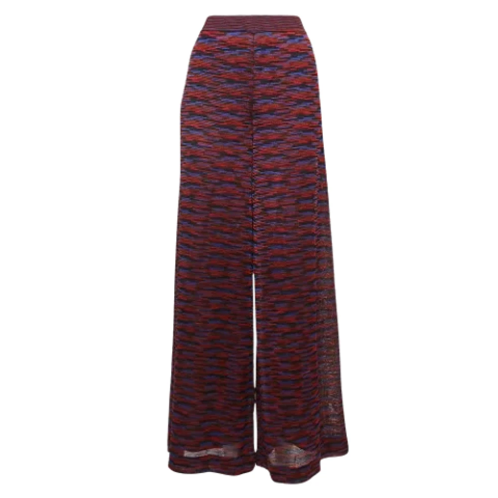 Missoni Pre-owned Knit bottoms Brown Dames