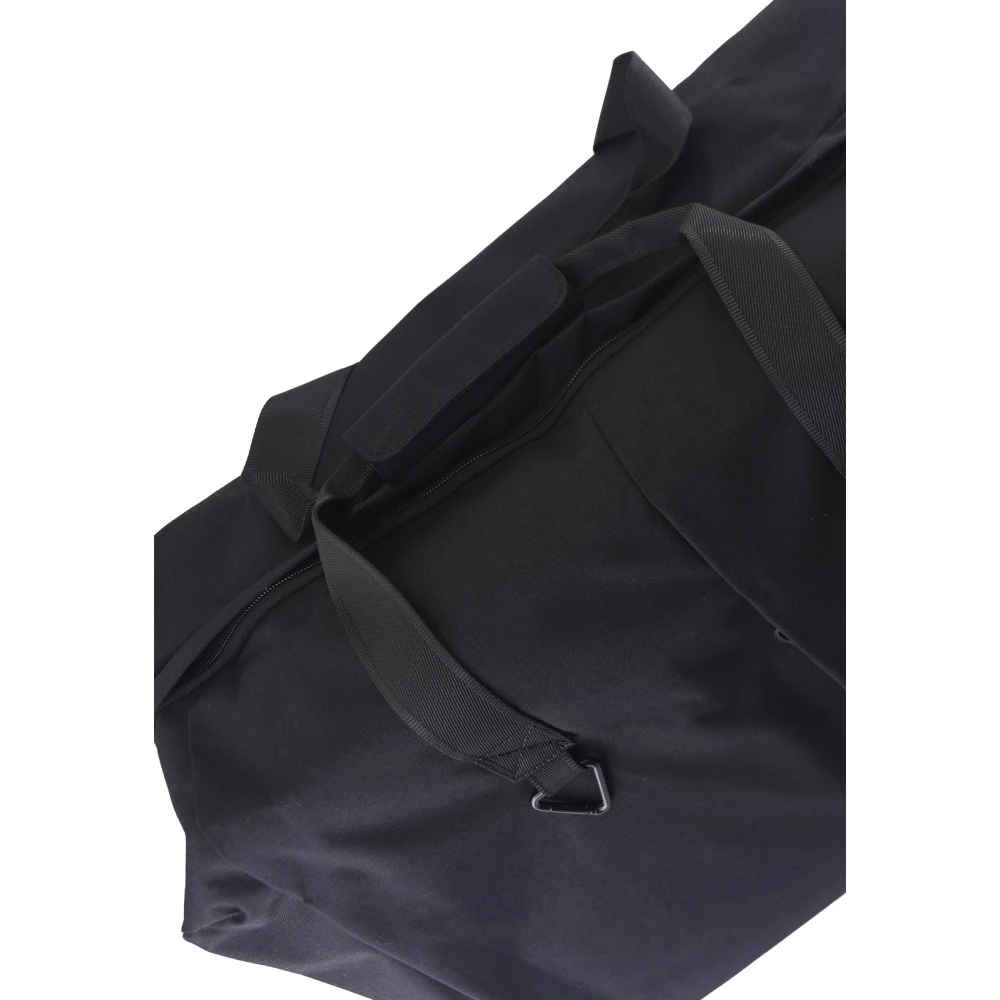 K-way Kleurrijke Nylon Schoudertas met Verstelbare Sluiting Black Unisex