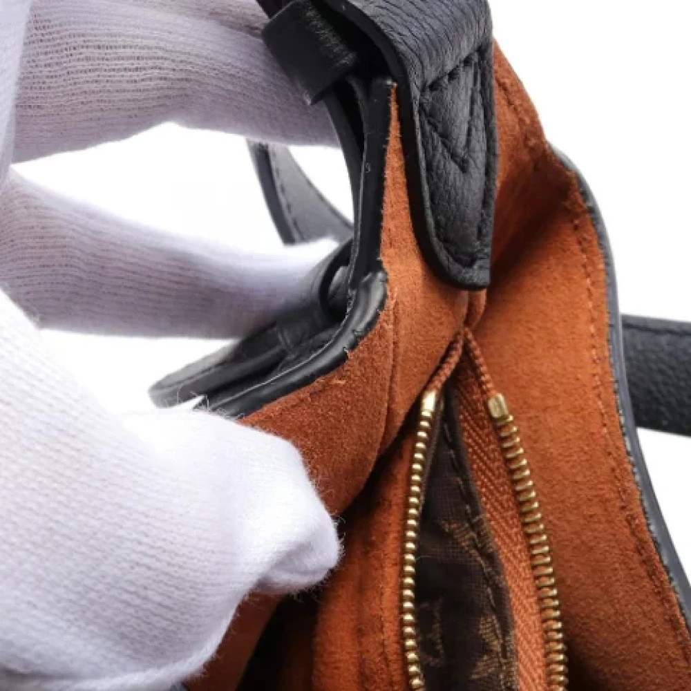 Louis Vuitton Vintage Pre-owned Leather louis-vuitton-bags Black Dames