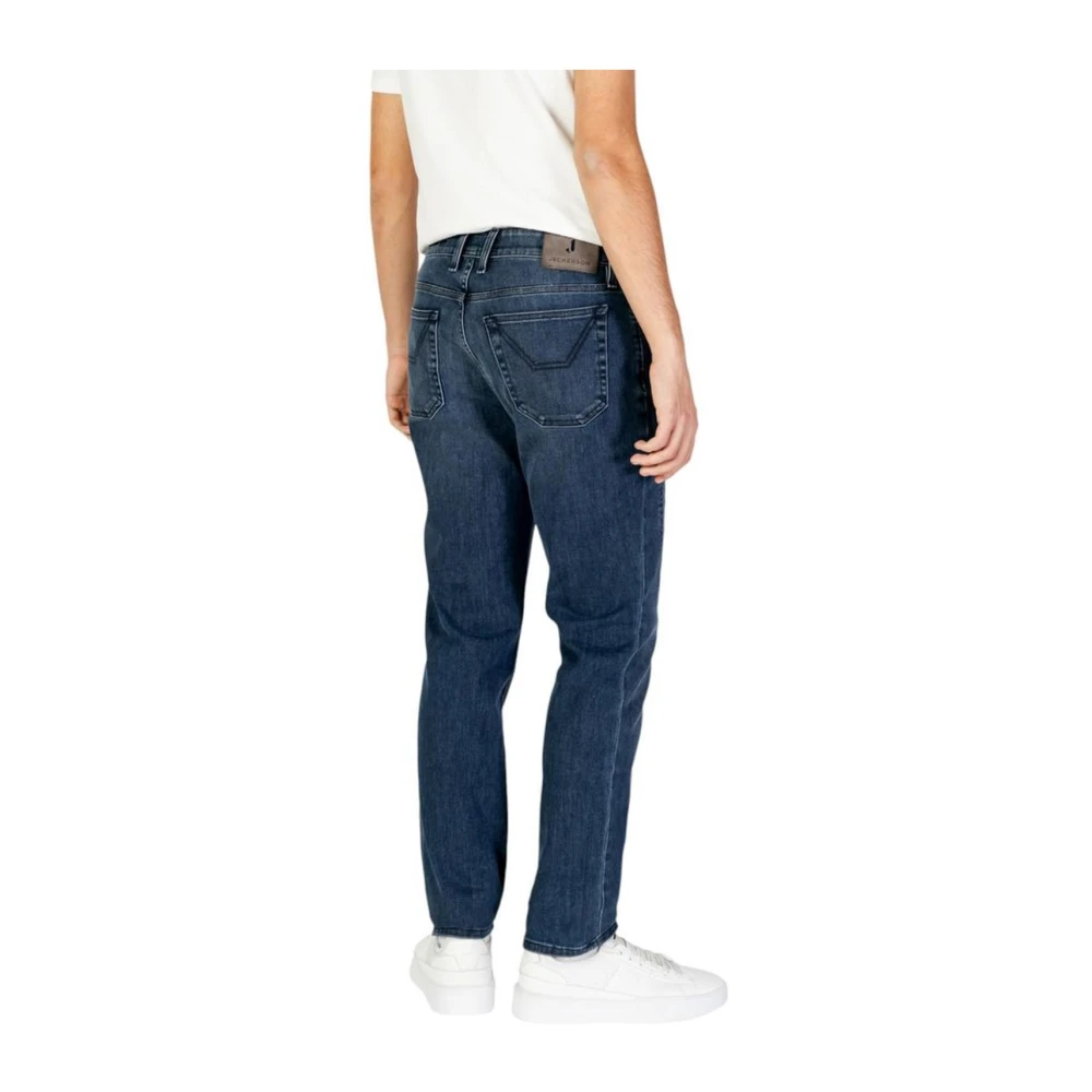 Jeckerson Blauwe Katoenen Stretch Jeans Blue Heren