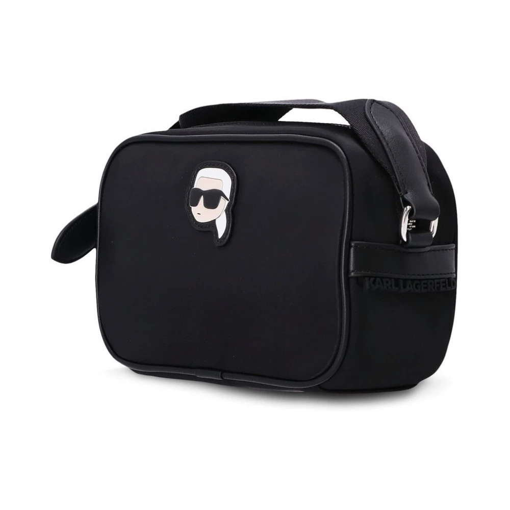 Karl Lagerfeld Gewatteerde Iconische Zwarte Tas Black Dames