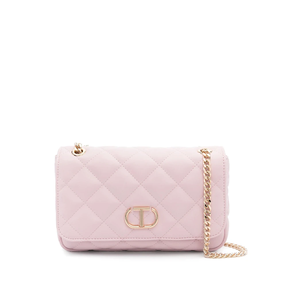 Twinset Roze Omslag Ketting Schoudertas Pink Dames