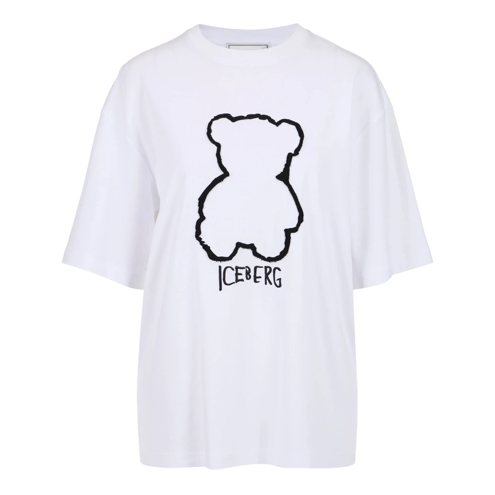 Iceberg - Tops > T-Shirts - White - Iceberg - Modalova