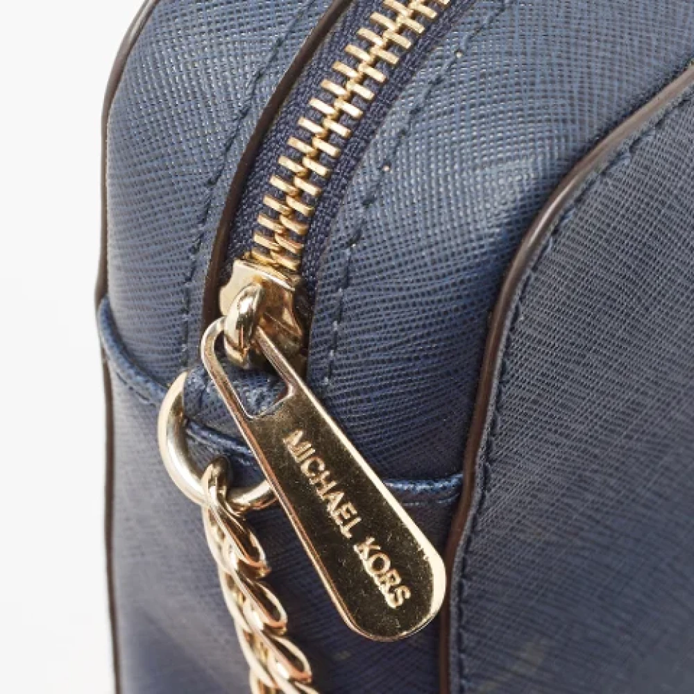 Michael Kors Pre-owned Leather shoulder-bags Blue Dames