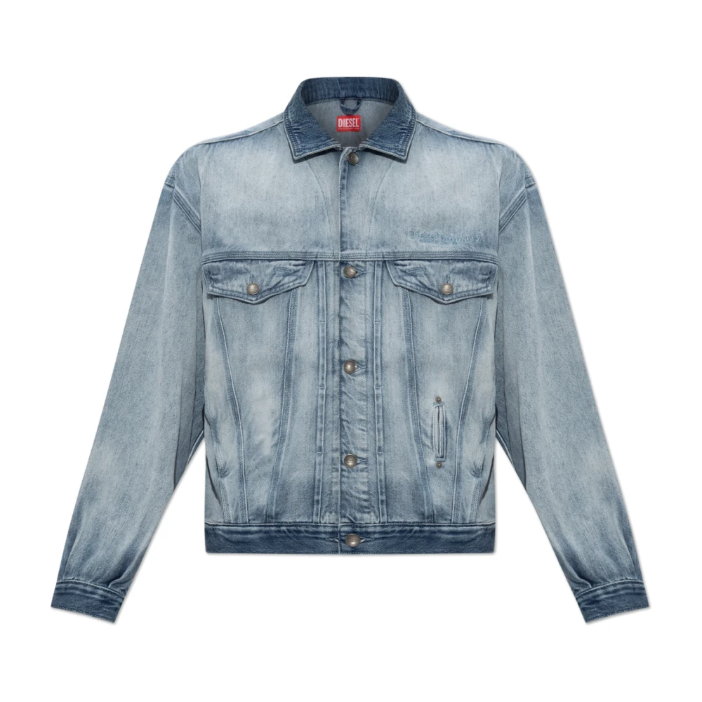 Diesel Unisex Blå Jackor S, Denim, Denver Denim Jacket