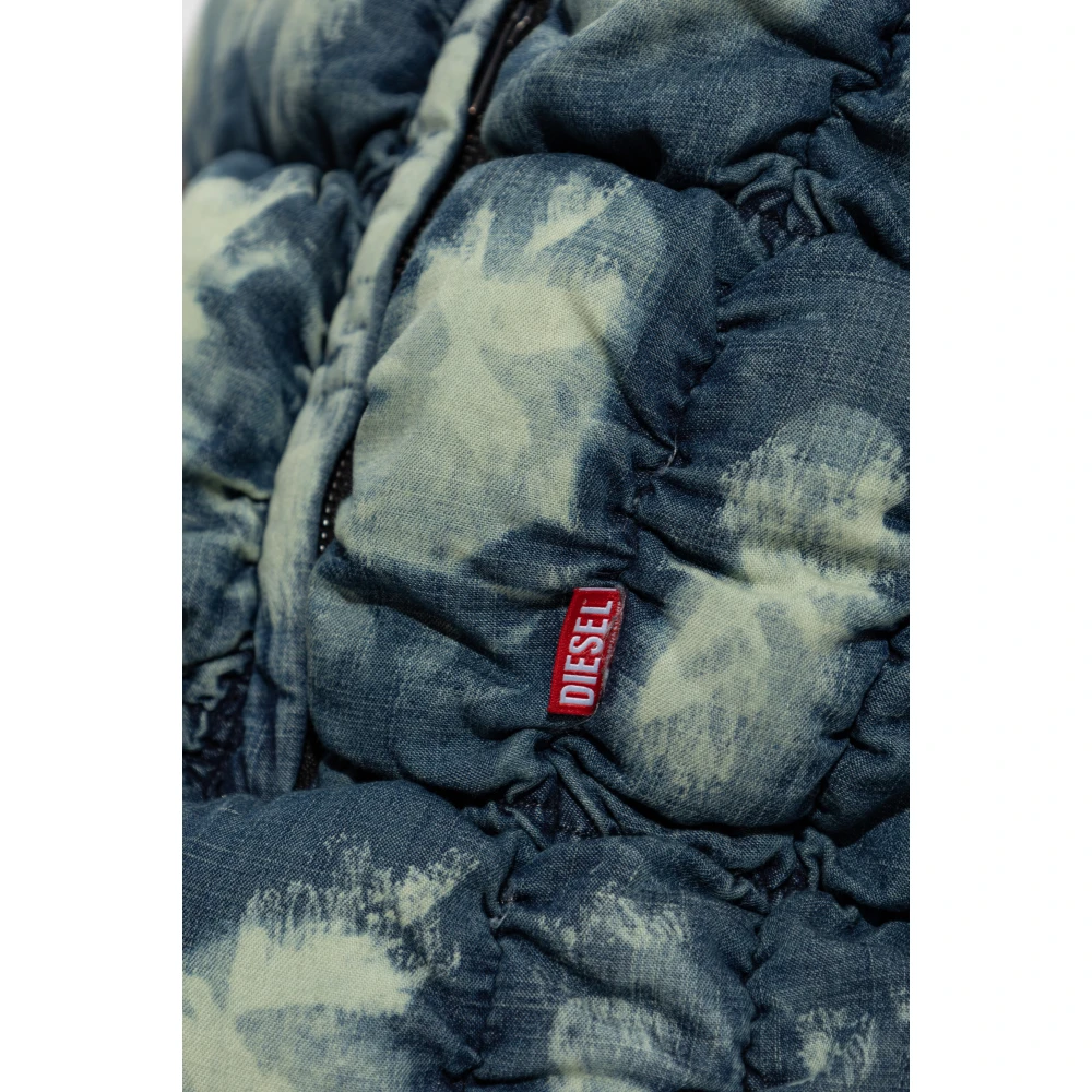 Diesel Gewatteerd vest 'W-Thys' Blue Heren