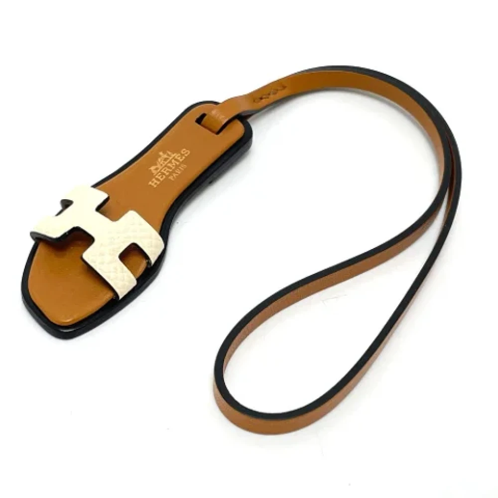 Hermès Vintage Pre-owned Leather key-holders Brown Dames