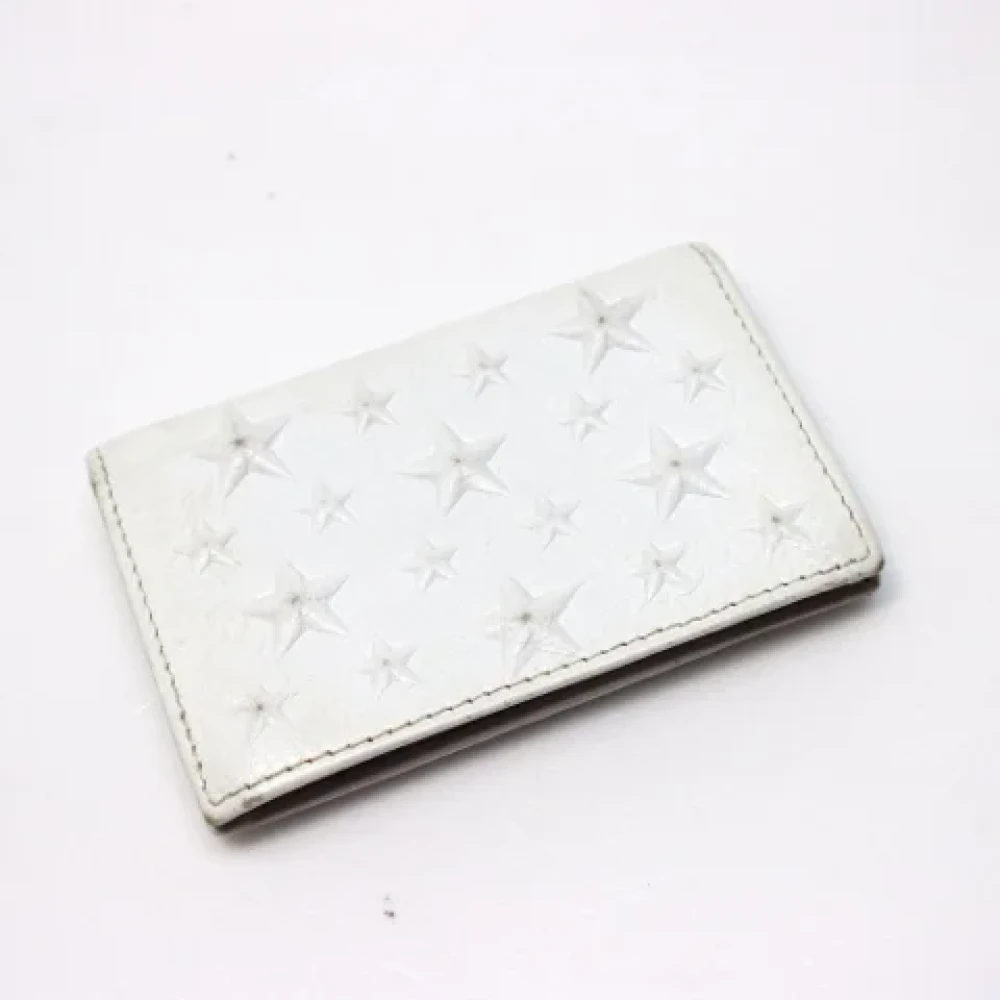 Jimmy Choo Pre-owned Leather home-office White Dames
