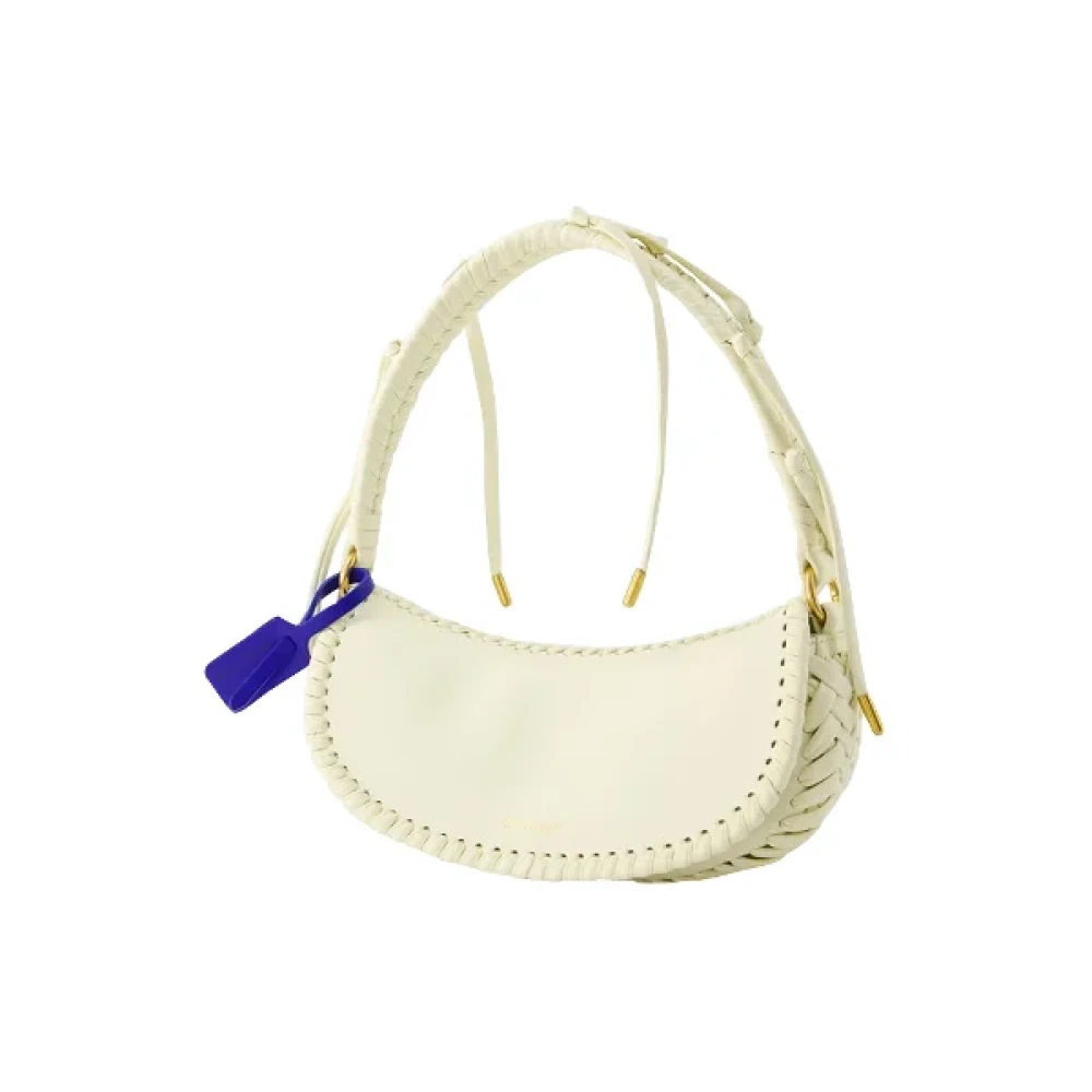 Off White Leather shoulder-bags Beige Dames