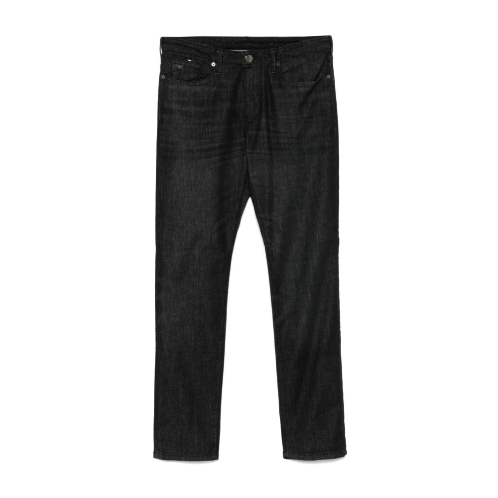 Emporio Armani Klassieke Grijze Denim Jeans Gray Heren