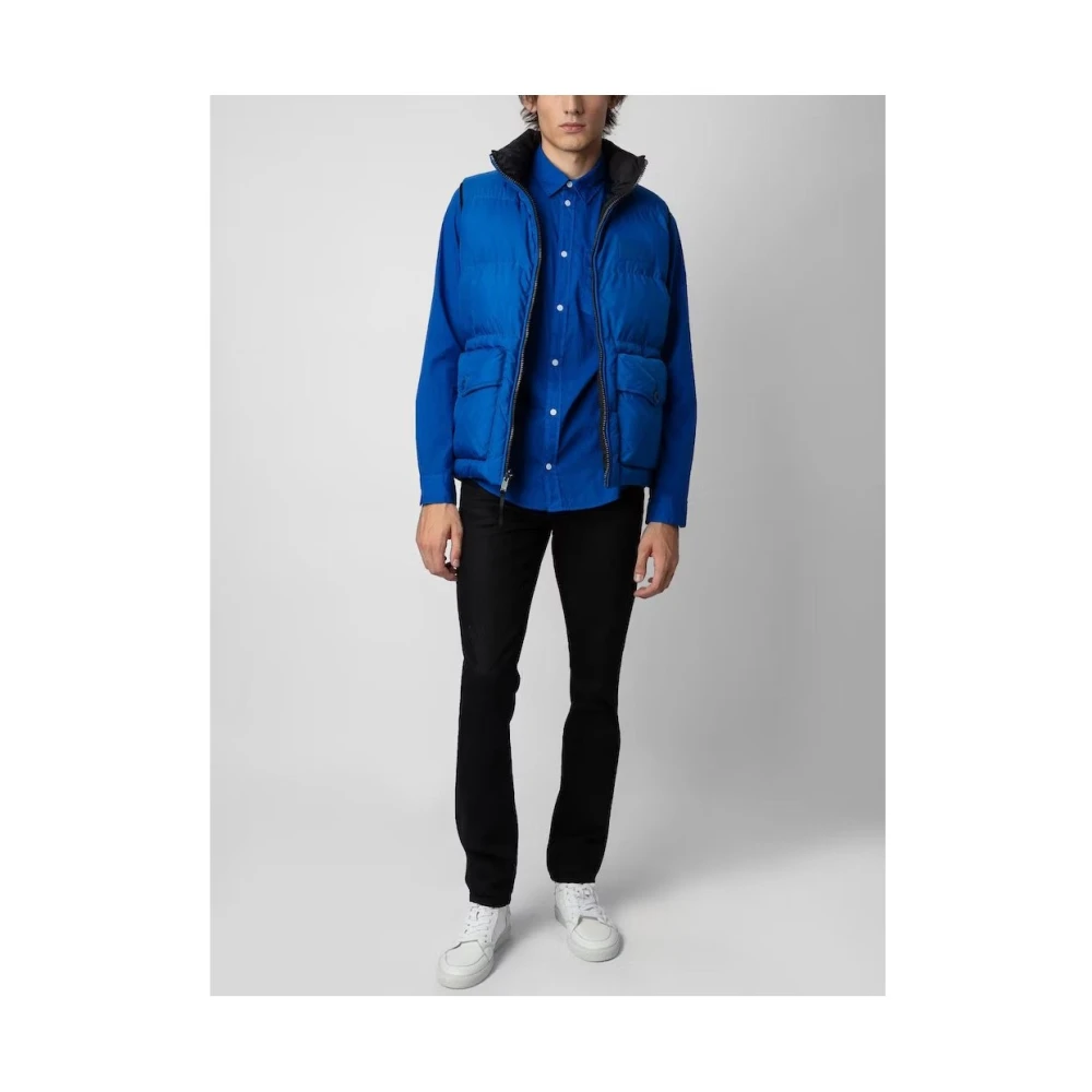 Zadig & Voltaire Stijlvolle Vest voor Mannen Blue Heren