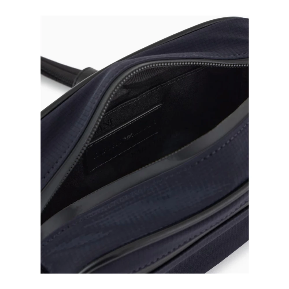 Emporio Armani Navy Blauwe Portemonnees Tech Case Blue Heren