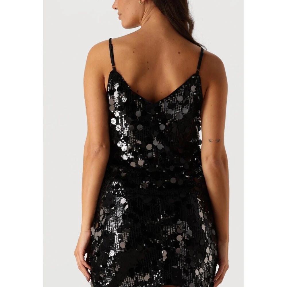 My Essential Wardrobe Zwarte Spaghetti Strap Top Black Dames