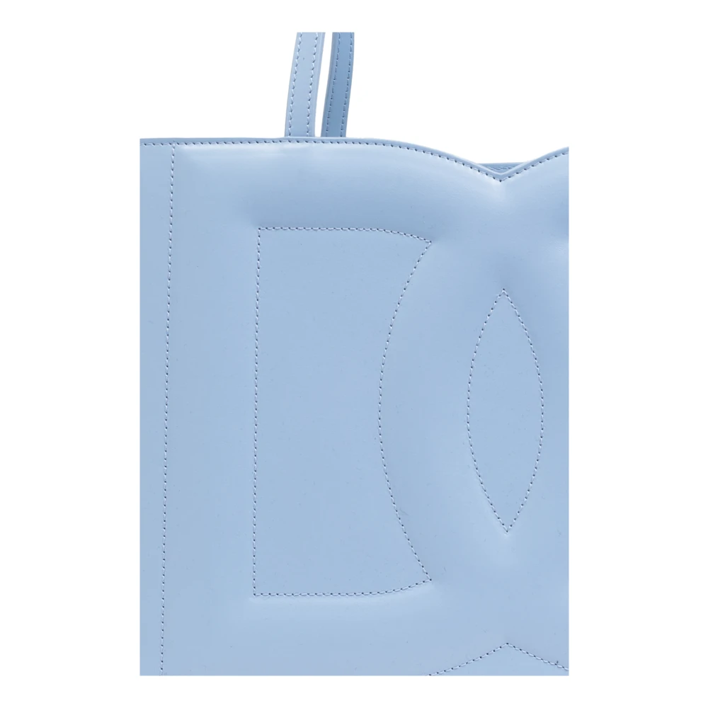 Dolce & Gabbana Tas DG Logo type Shopper Blue Dames