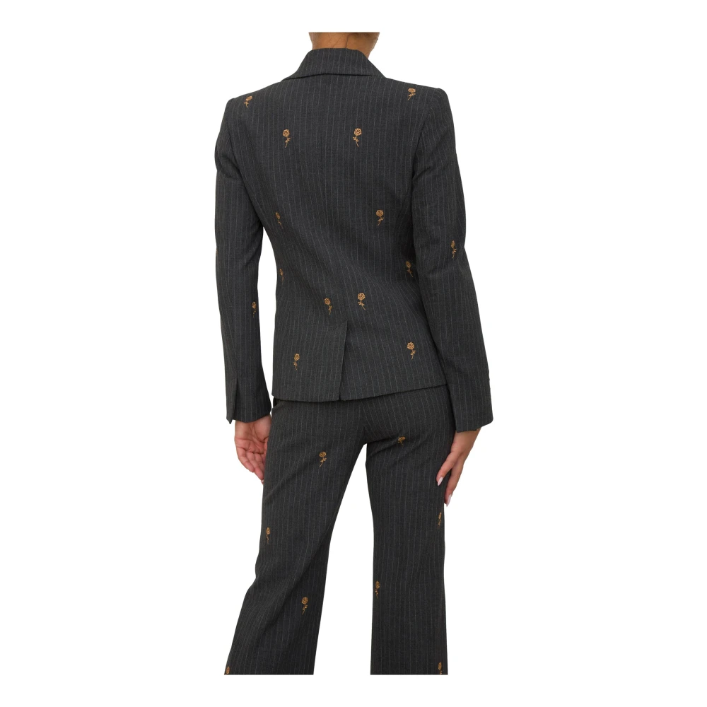 Marella Elegante Grijze Jas voor Vrouwen Gray Dames