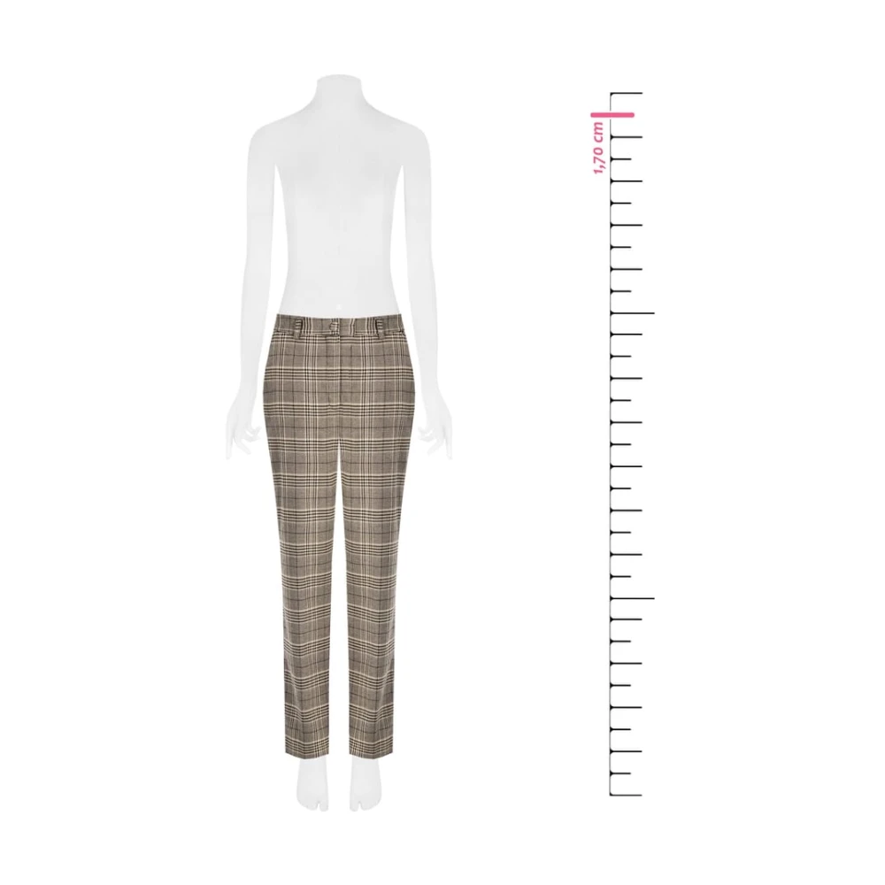 RINASCIMENTO Slim-fit broek Brown Dames