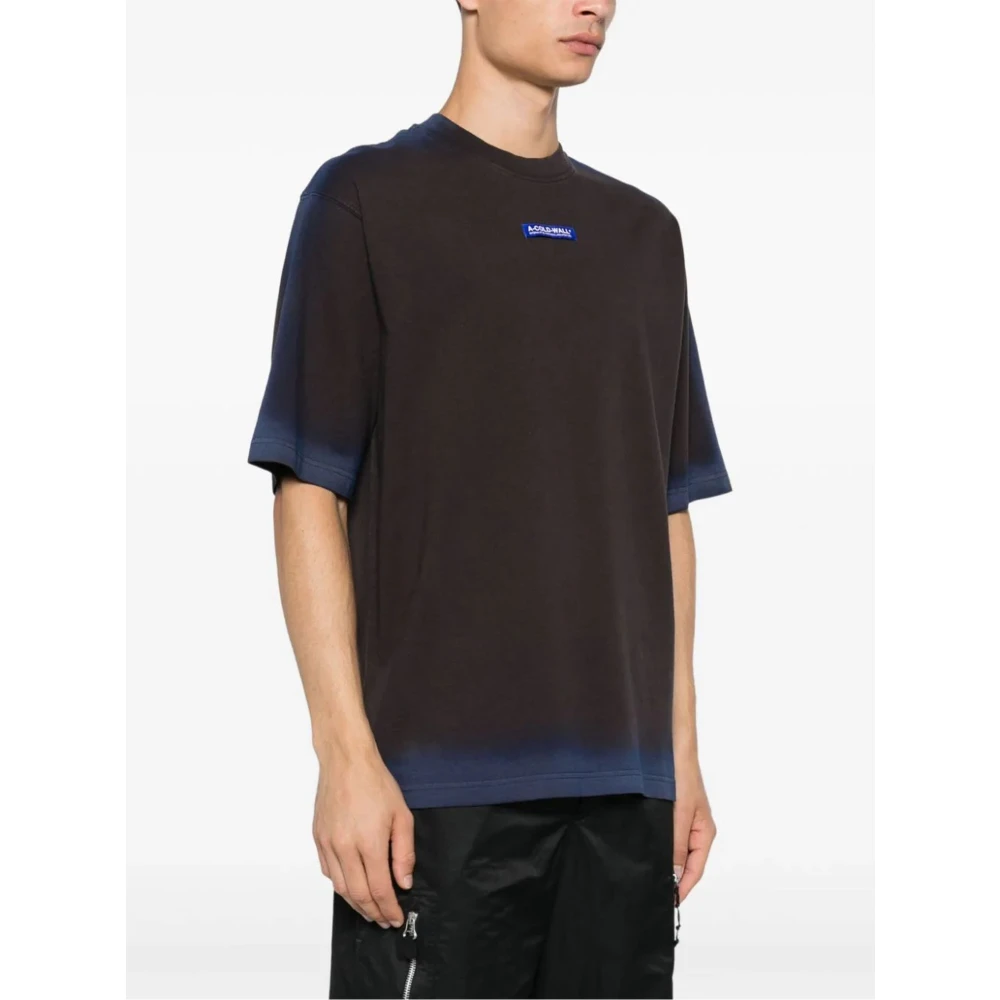 A-Cold-Wall Bruine Katoenen T-shirt met Logo Brown Heren