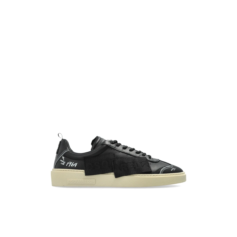 Dsquared2 Men's Black Rider Trainers - Sneakers - 8 Uk - Shoes