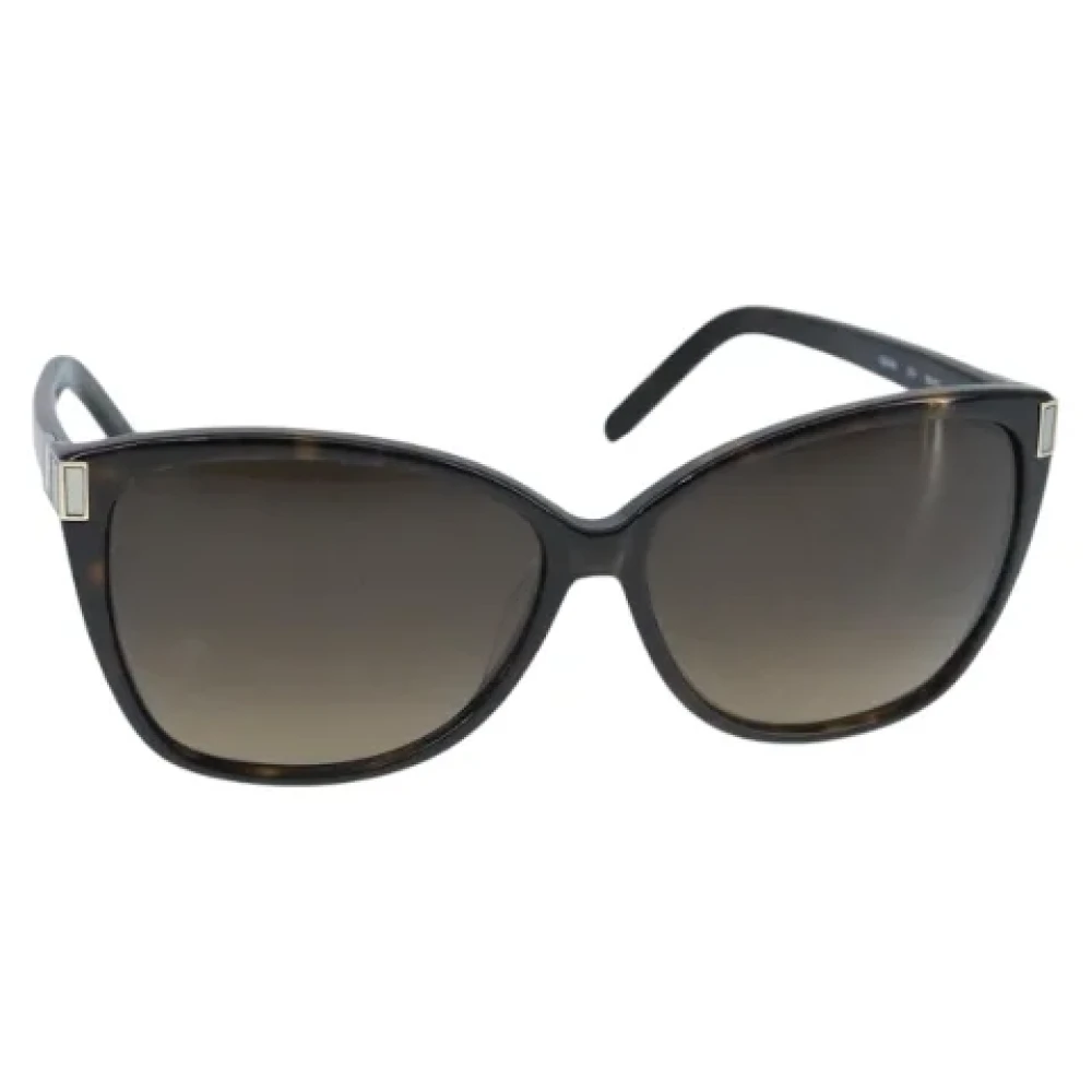 Chloé Pre-owned Plastic sunglasses Brown Dames