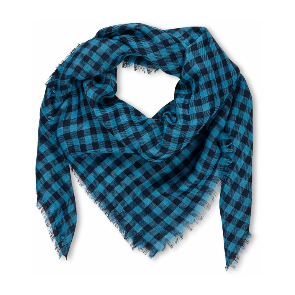 Masai Cashew Roast Wol Sjaal Blue Dames
