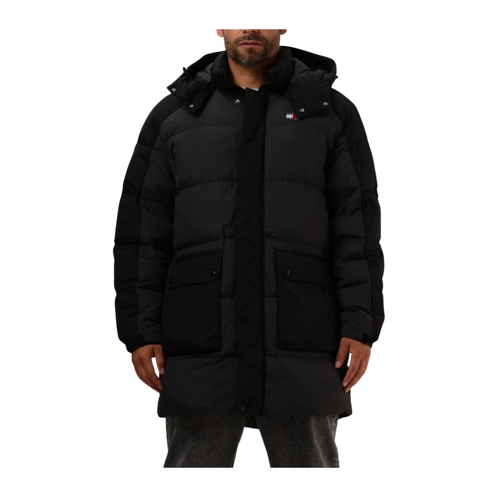 Tommy Jeans Two Tone Parka voor Heren Black Heren