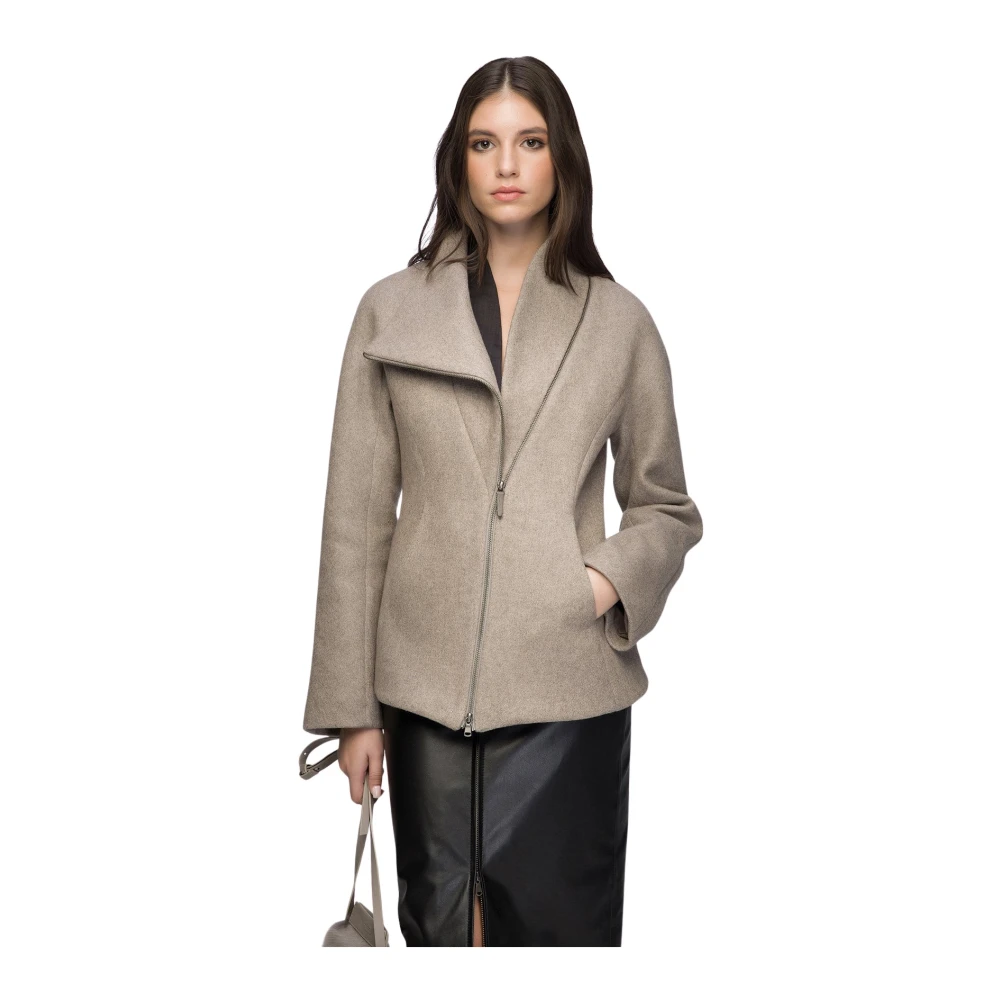 VSP Leticia Niobe wollen jas Gray Dames