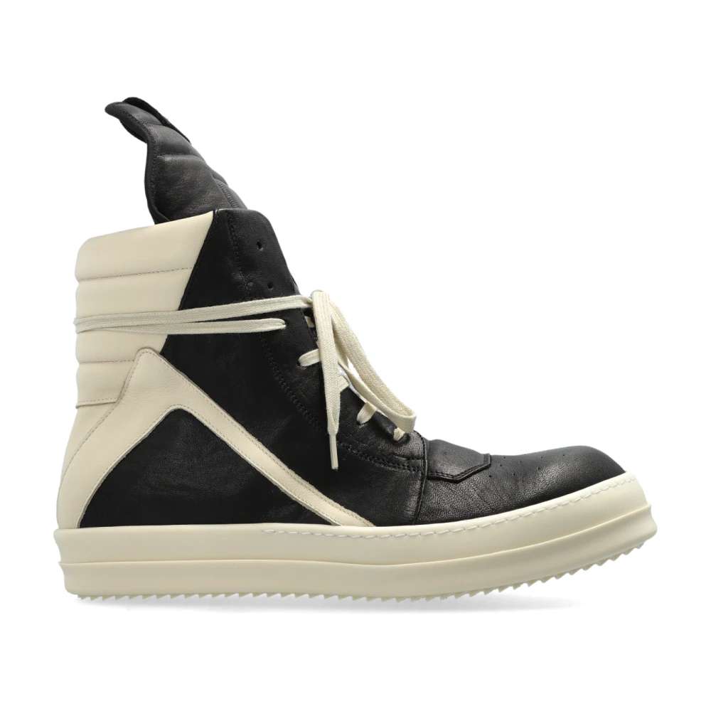 Rick Owens Höga sneakers Black, Herr