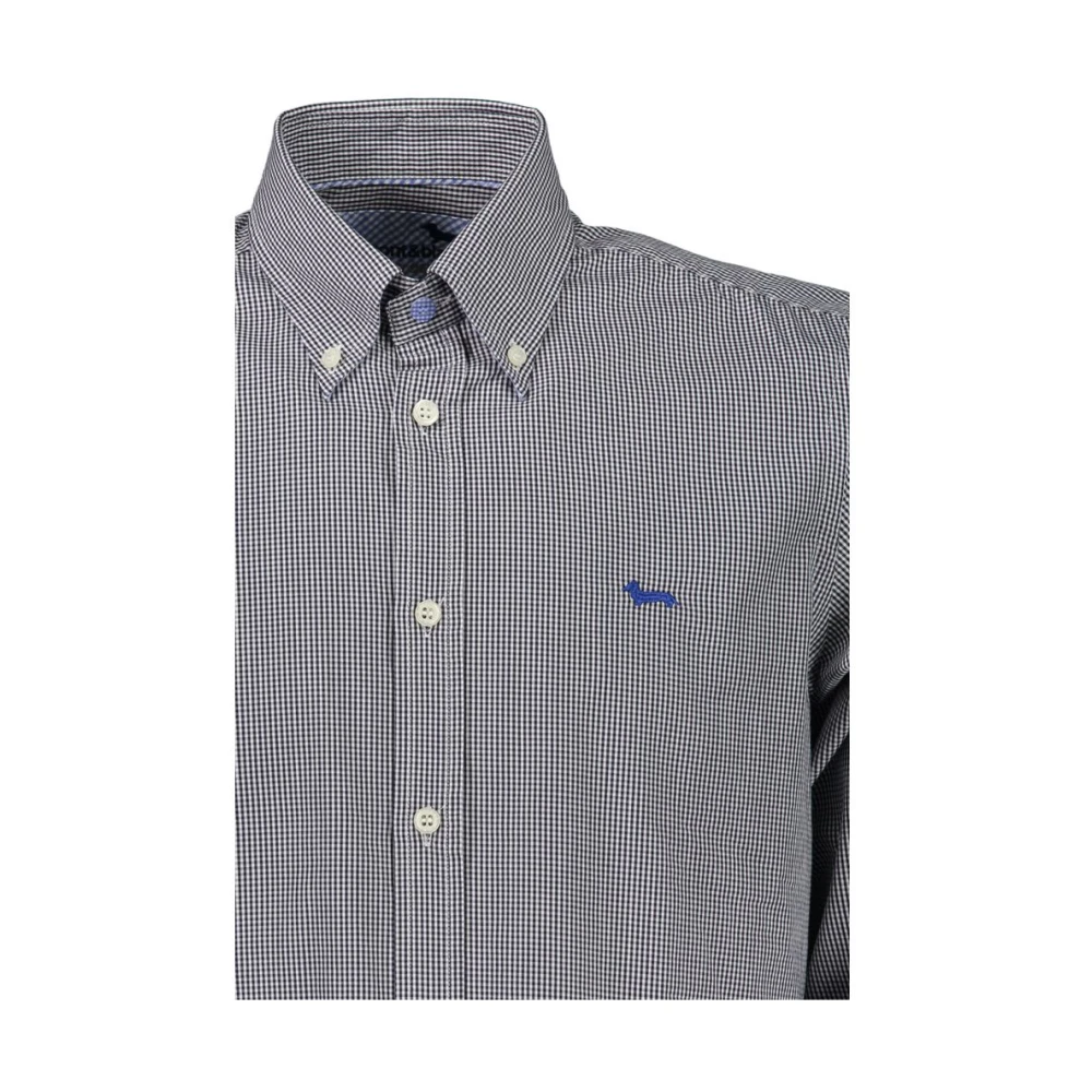 Harmont & Blaine Elegant blauw langärmelig katoenen overhemd Blue Heren