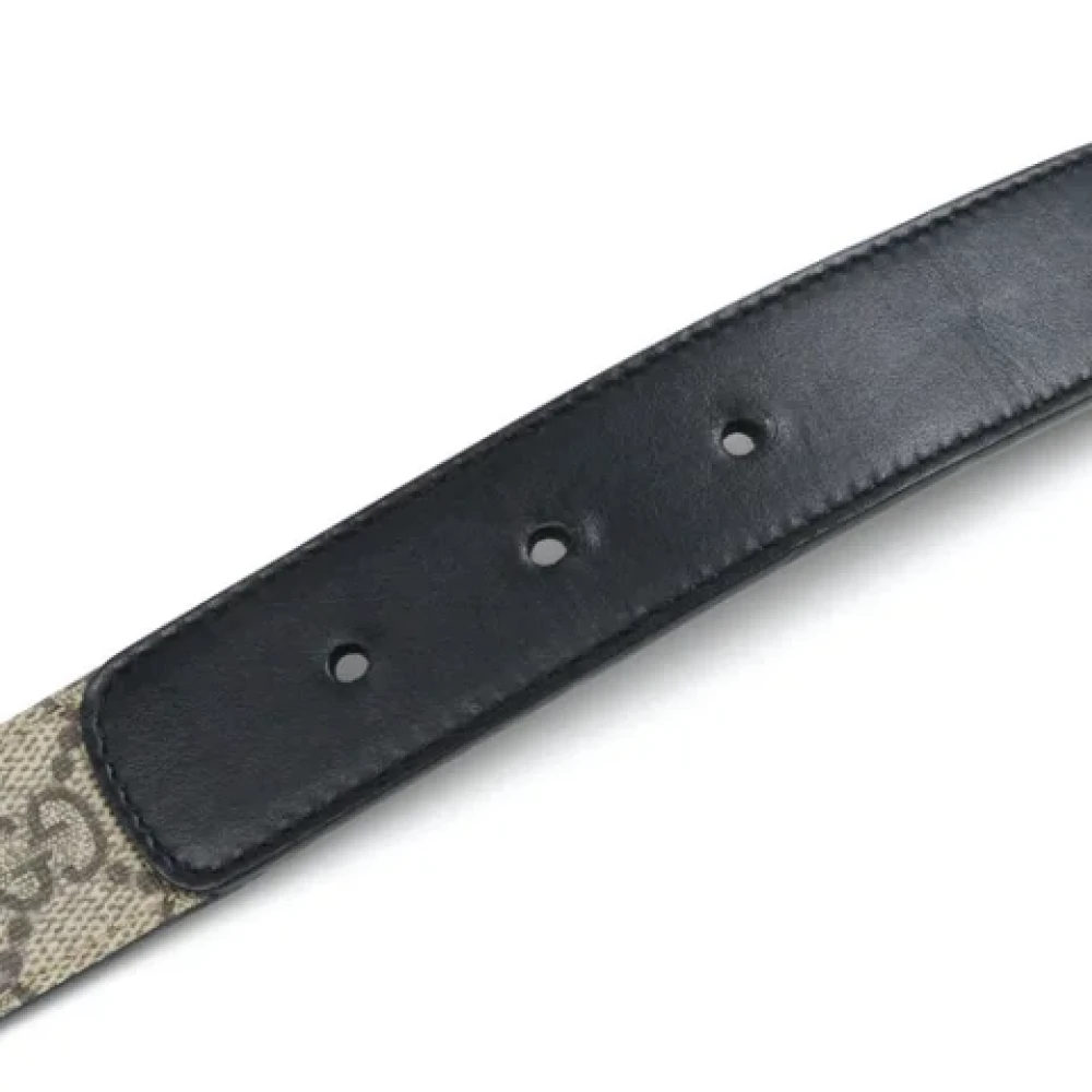 Gucci Vintage Pre-owned Fabric belts Black Dames