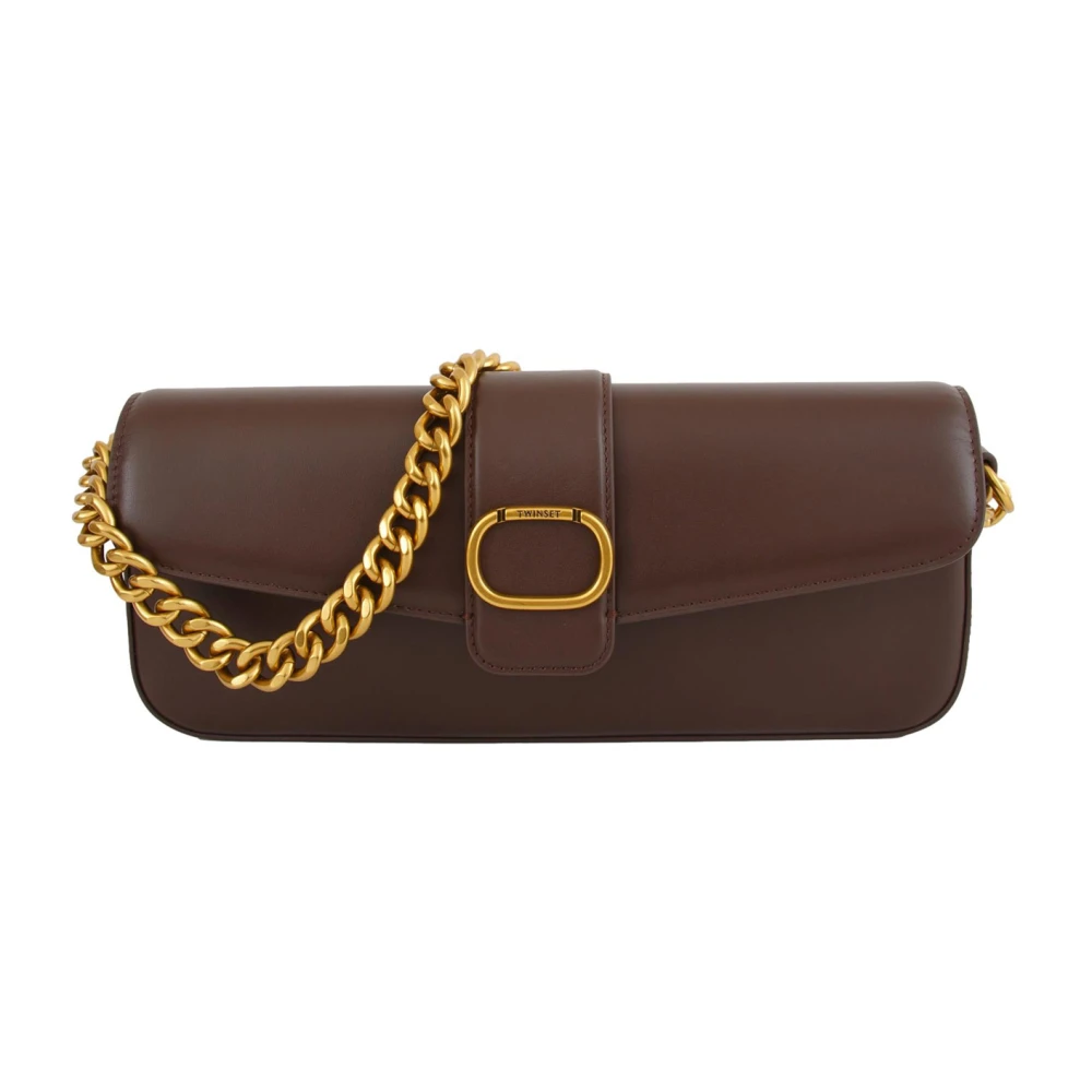 Twinset Brun Amie Axelremsväska