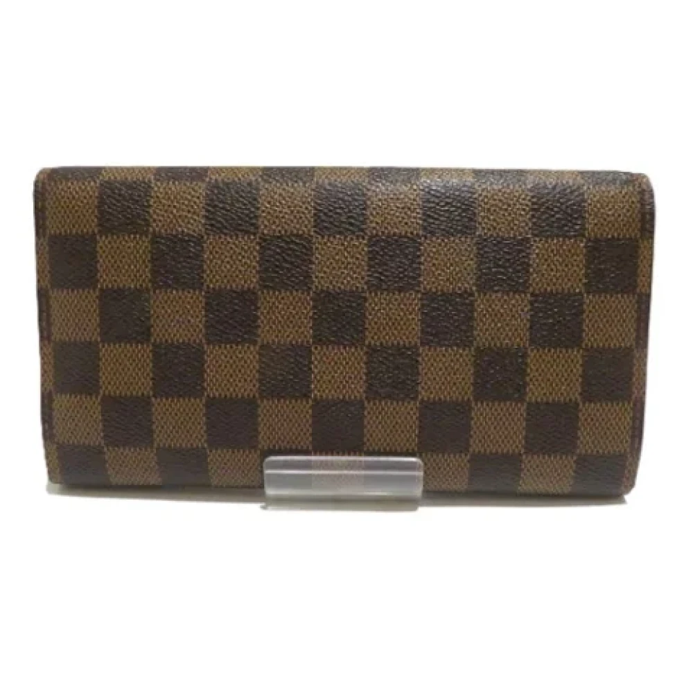 Louis Vuitton Vintage Pre-owned Canvas wallets Brown Dames