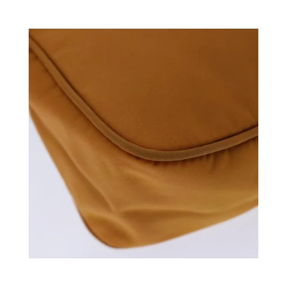 Prada Vintage Pre-owned Nylon prada-bags Orange Dames