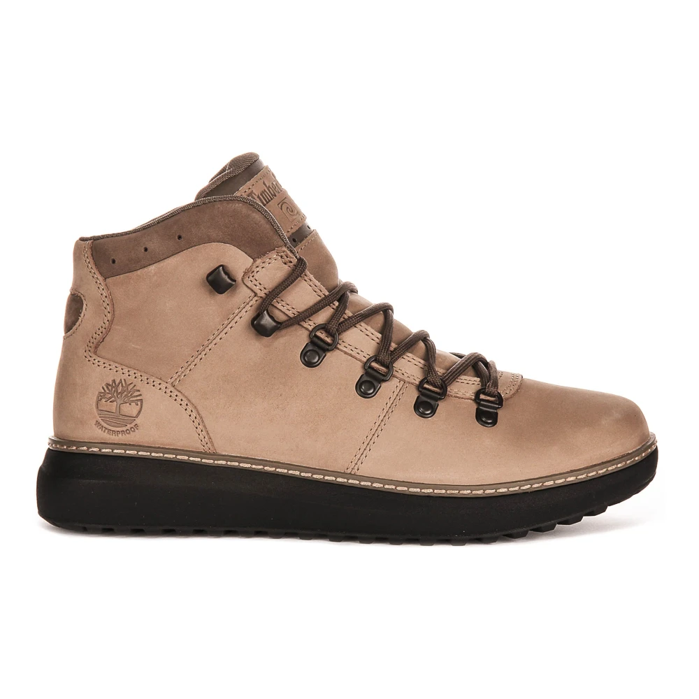 Timberland, Lace-up Boots, male, Beige, 11 UK, Waterproof Leather Ankle Boots