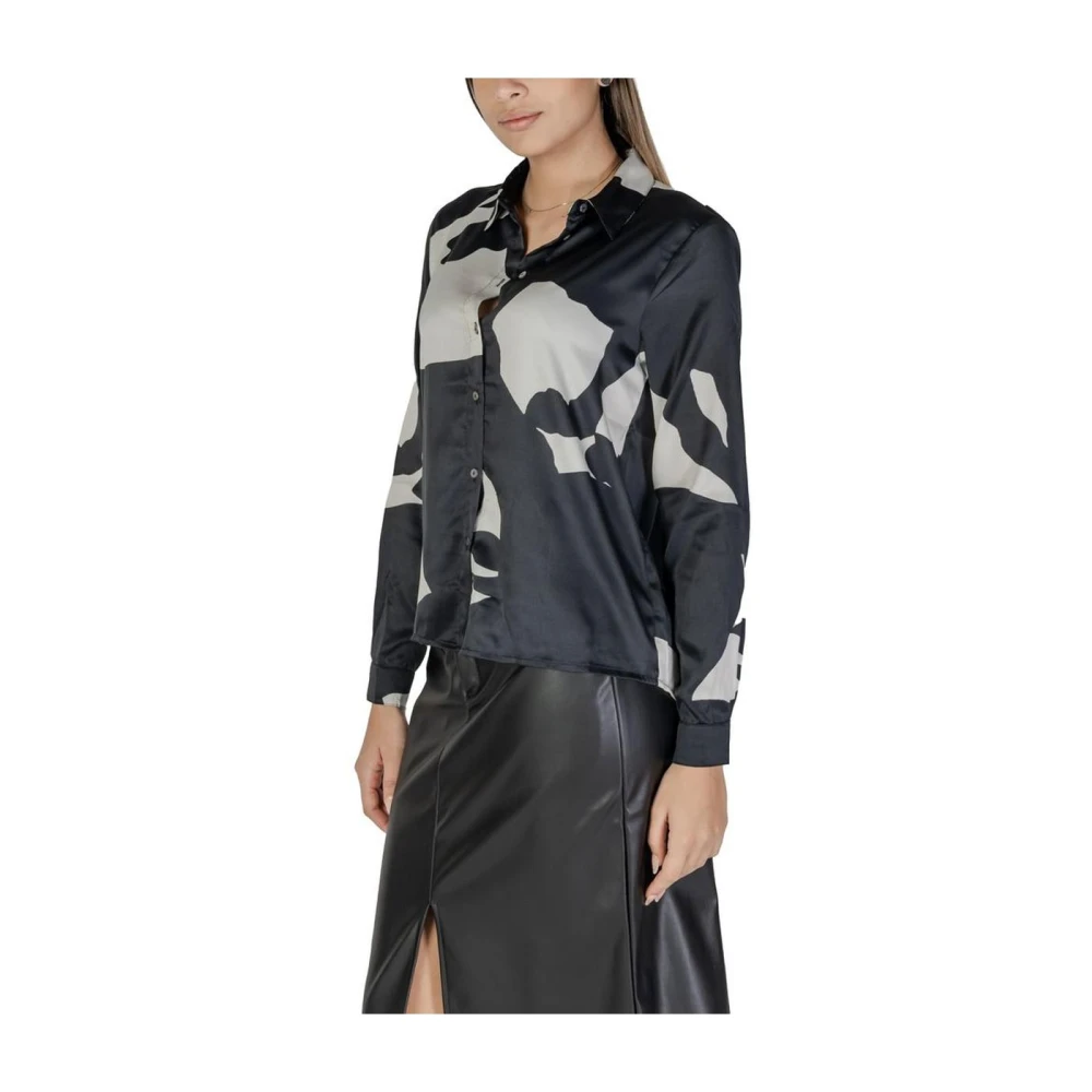 Only Bedrukte Sweater Black Dames