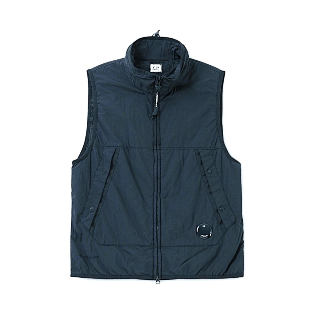 C.P. Company Stijlvolle Gilet voor Mannen Blue Heren
