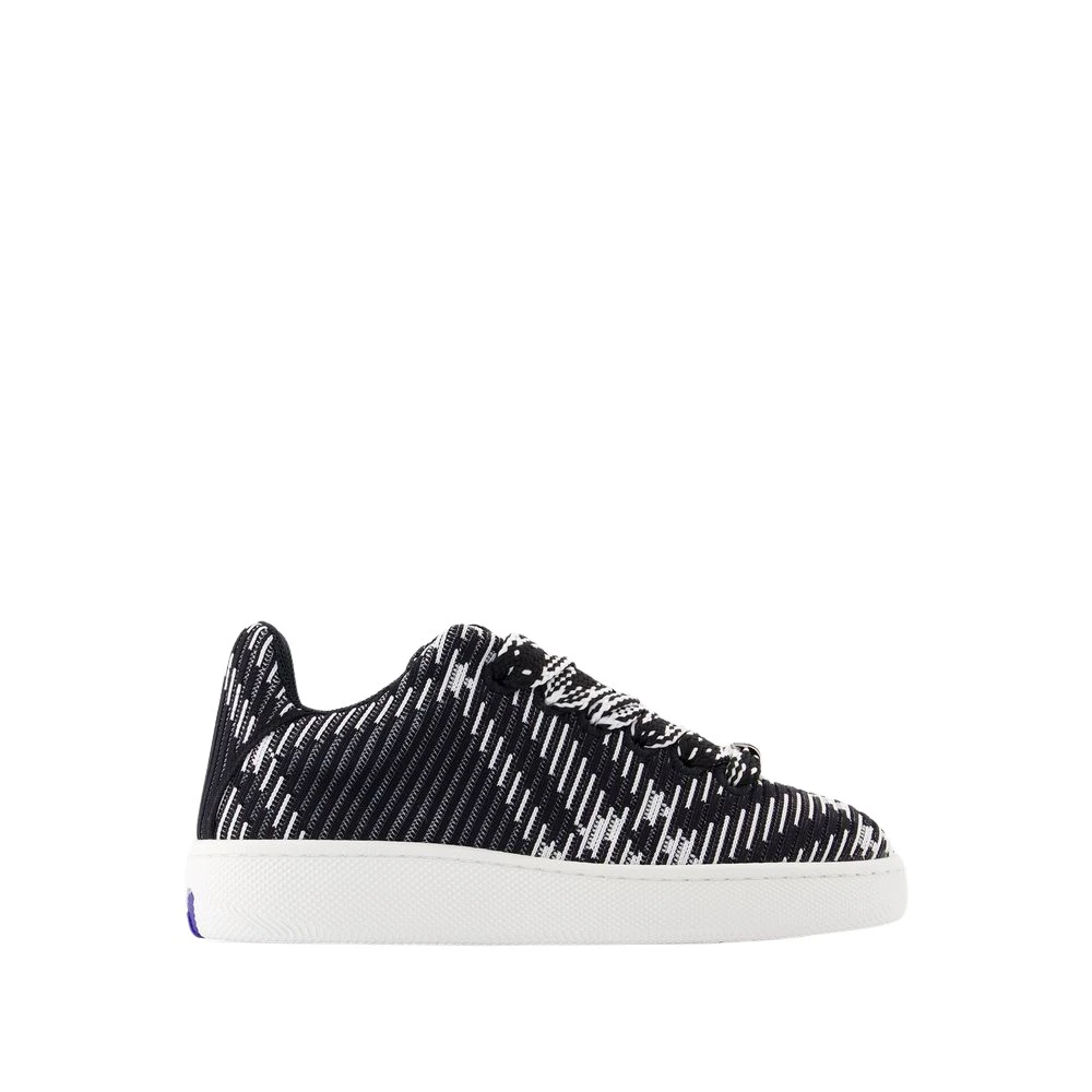 Burberry Women's Black Sneakers, 9 Uk, Knit Trainers