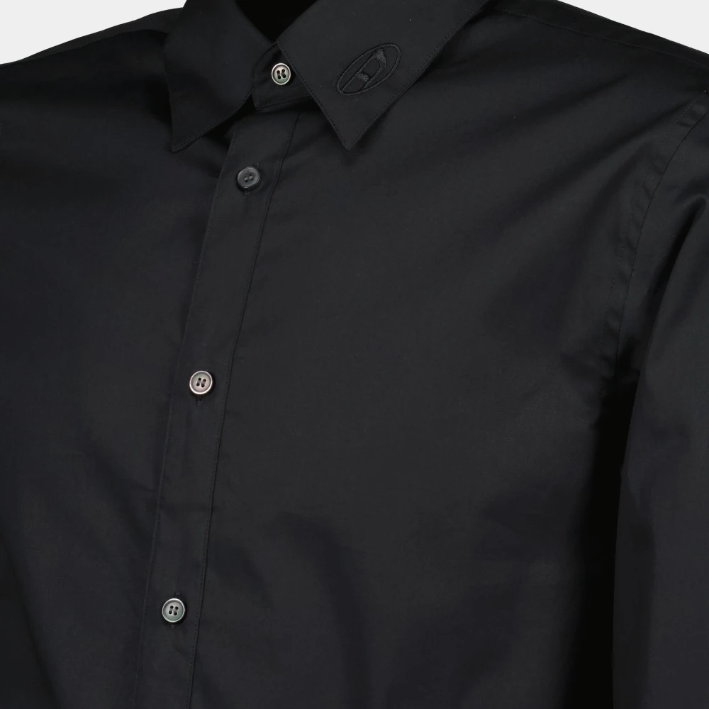 Diesel Klassiek Zwart Shirt Lente-Zomer 2025 Black Heren