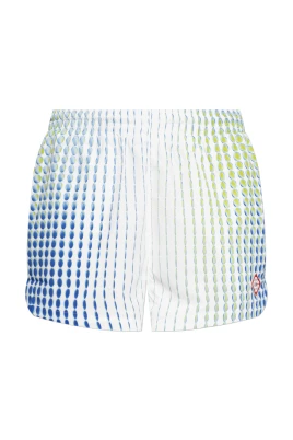 Printed Poly Taffeta Shorts