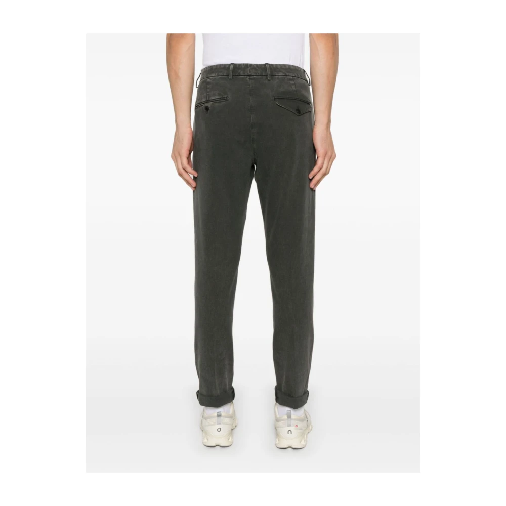 Dondup Gestructureerde Grijze Broek met Taps Toelopende Pijp Gray Heren