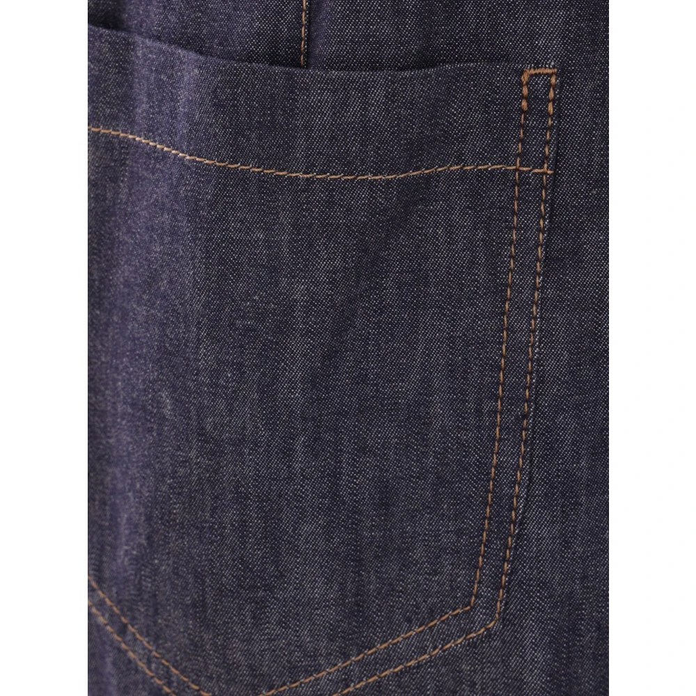 BRUNELLO CUCINELLI Blauwe Broek Blue Dames