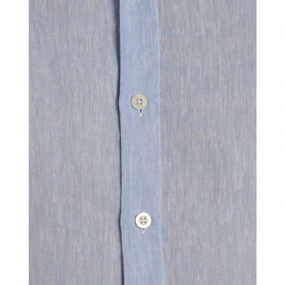 Daniele Alessandrini Koreaanse Stijl Shirt Blue Heren