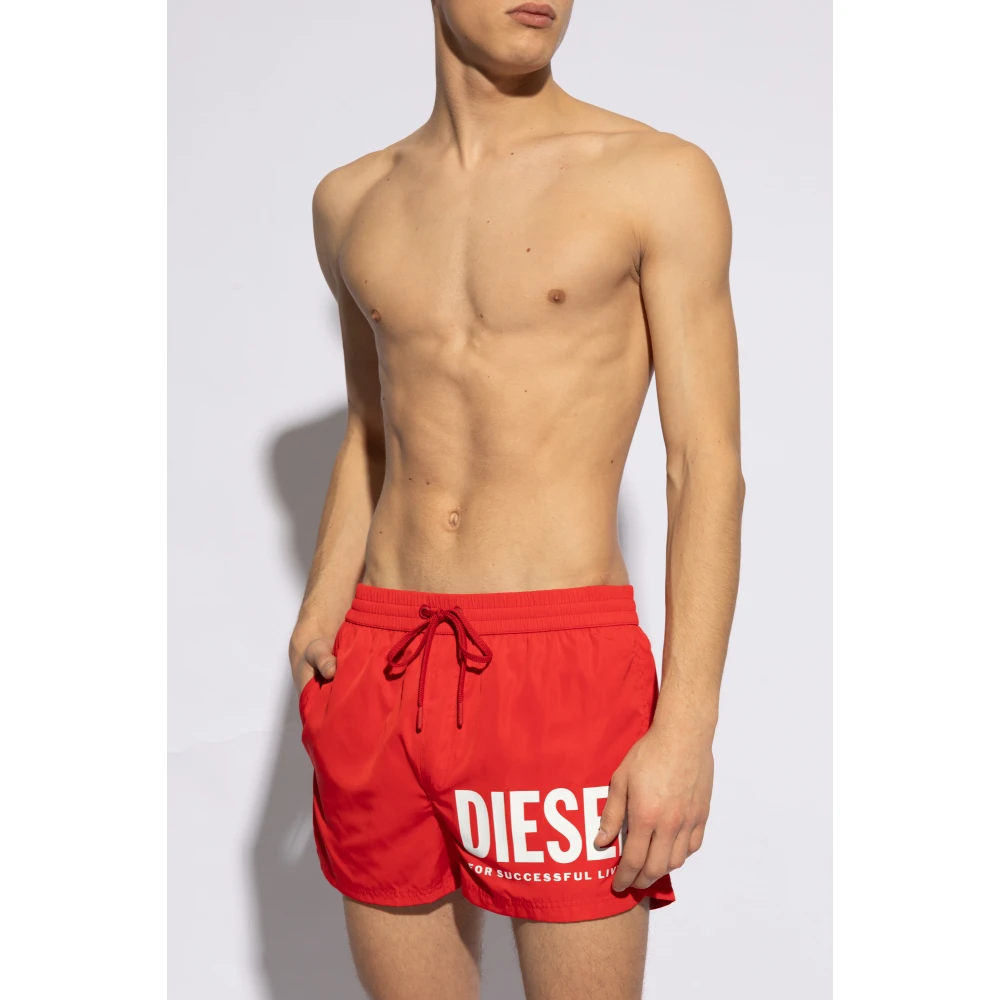 Diesel Bmbx-Mario zwemshorts Red Heren