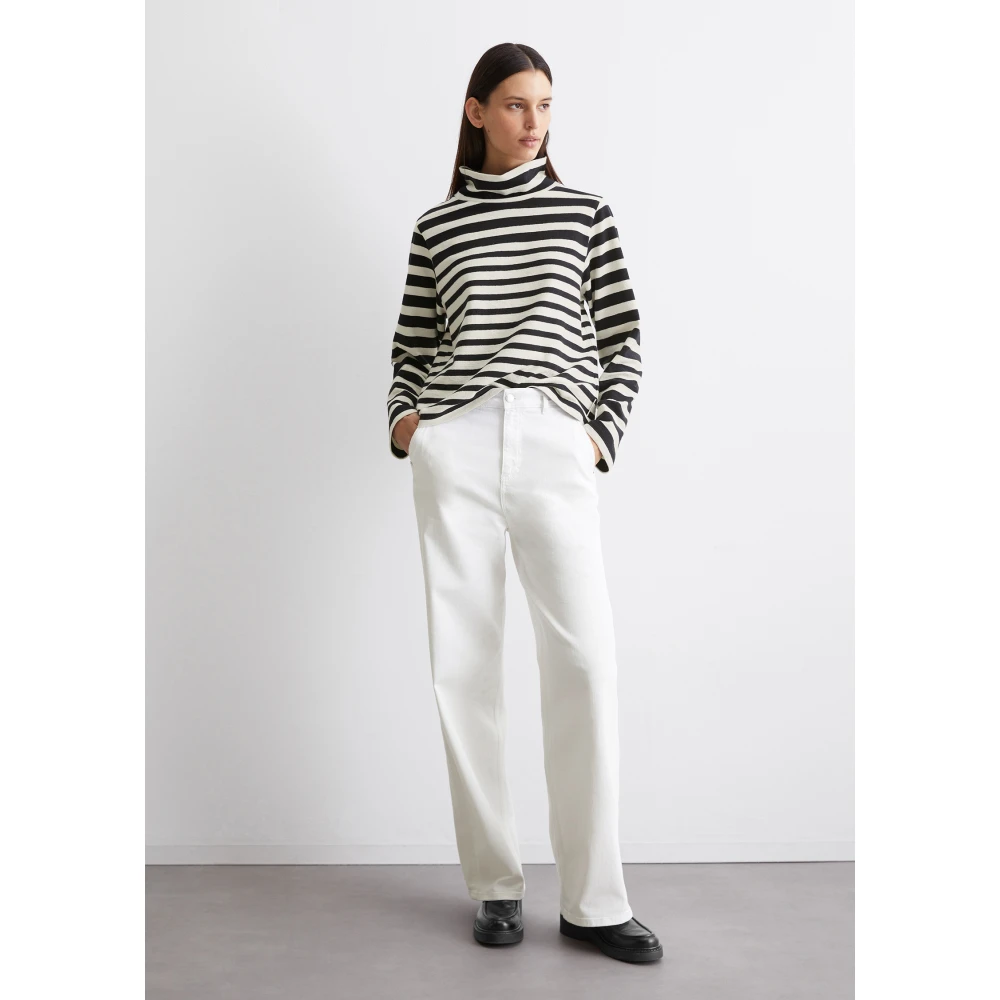 Marc O'Polo Lange mouwen met coltrui Blue Dames
